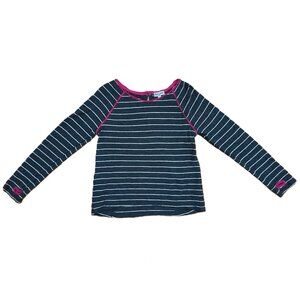 Splendid Knit Long Sleeve Top Striped Charcoal Heather Gray Size 4-5